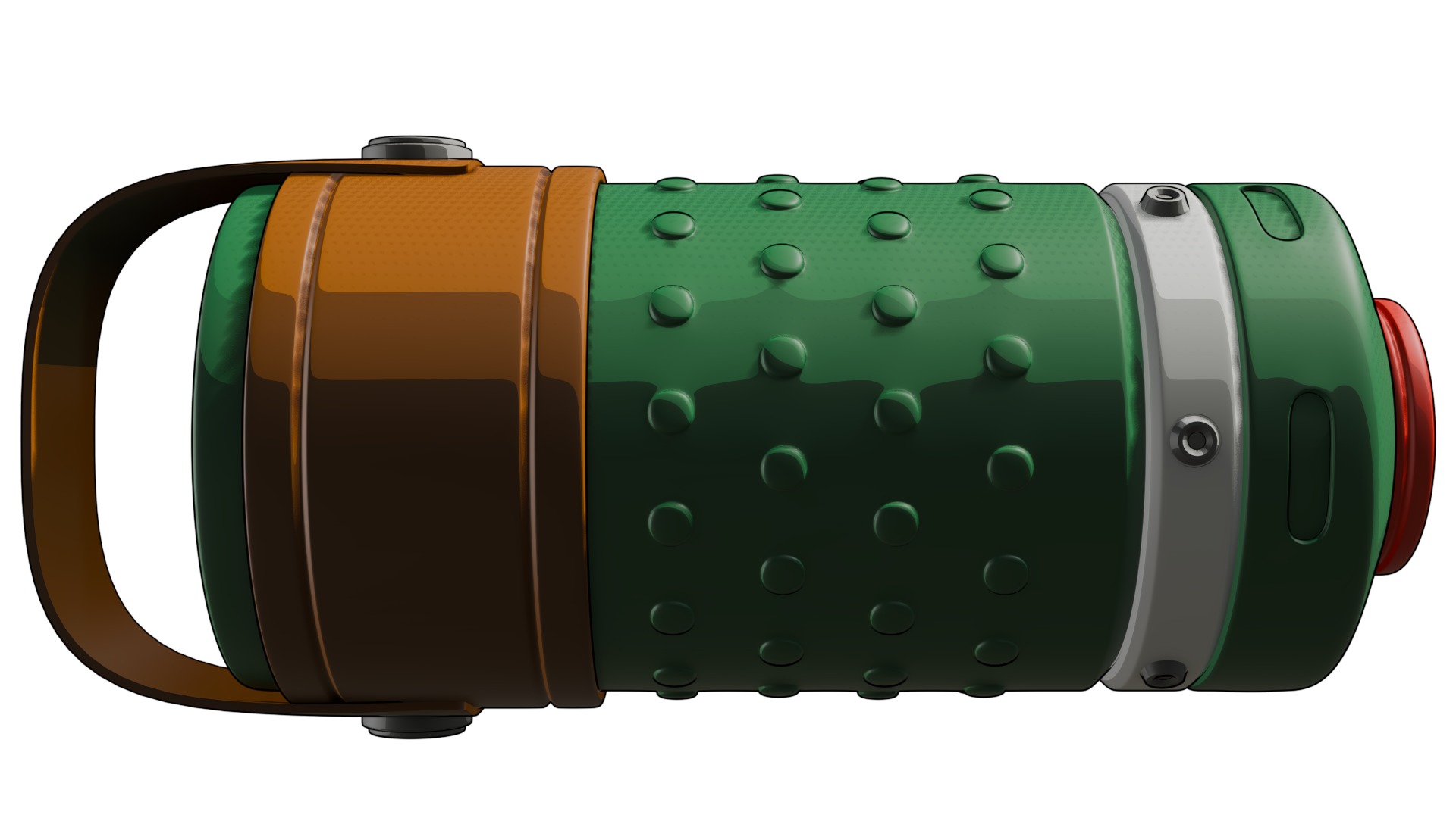 Sci-fi toon granade  Low-poly 3D model_2