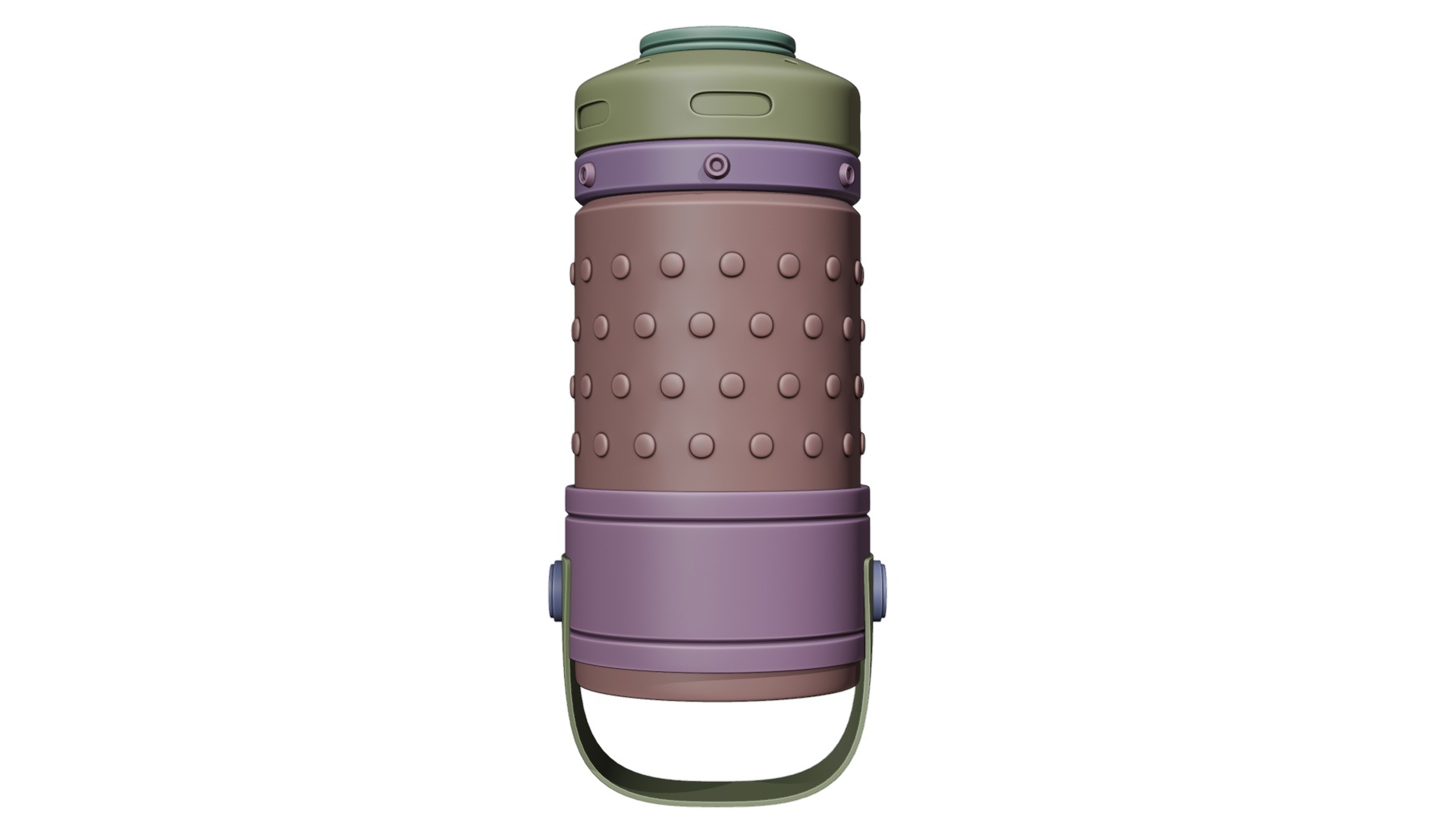 Sci-fi toon granade  Low-poly 3D model_10