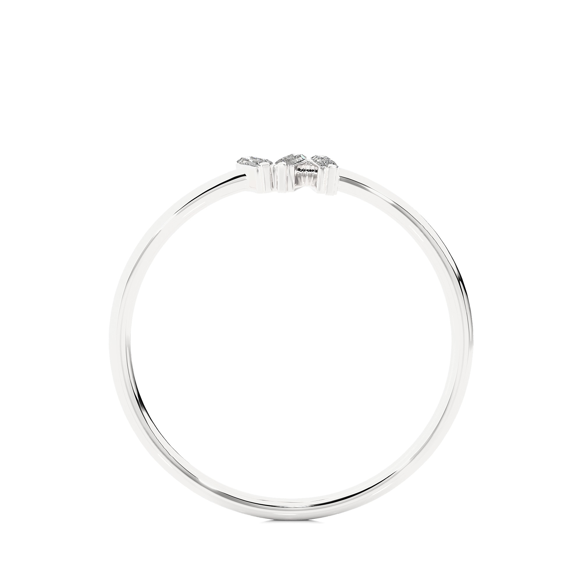 Light Minimalist Diamond Ring 3D print model_11