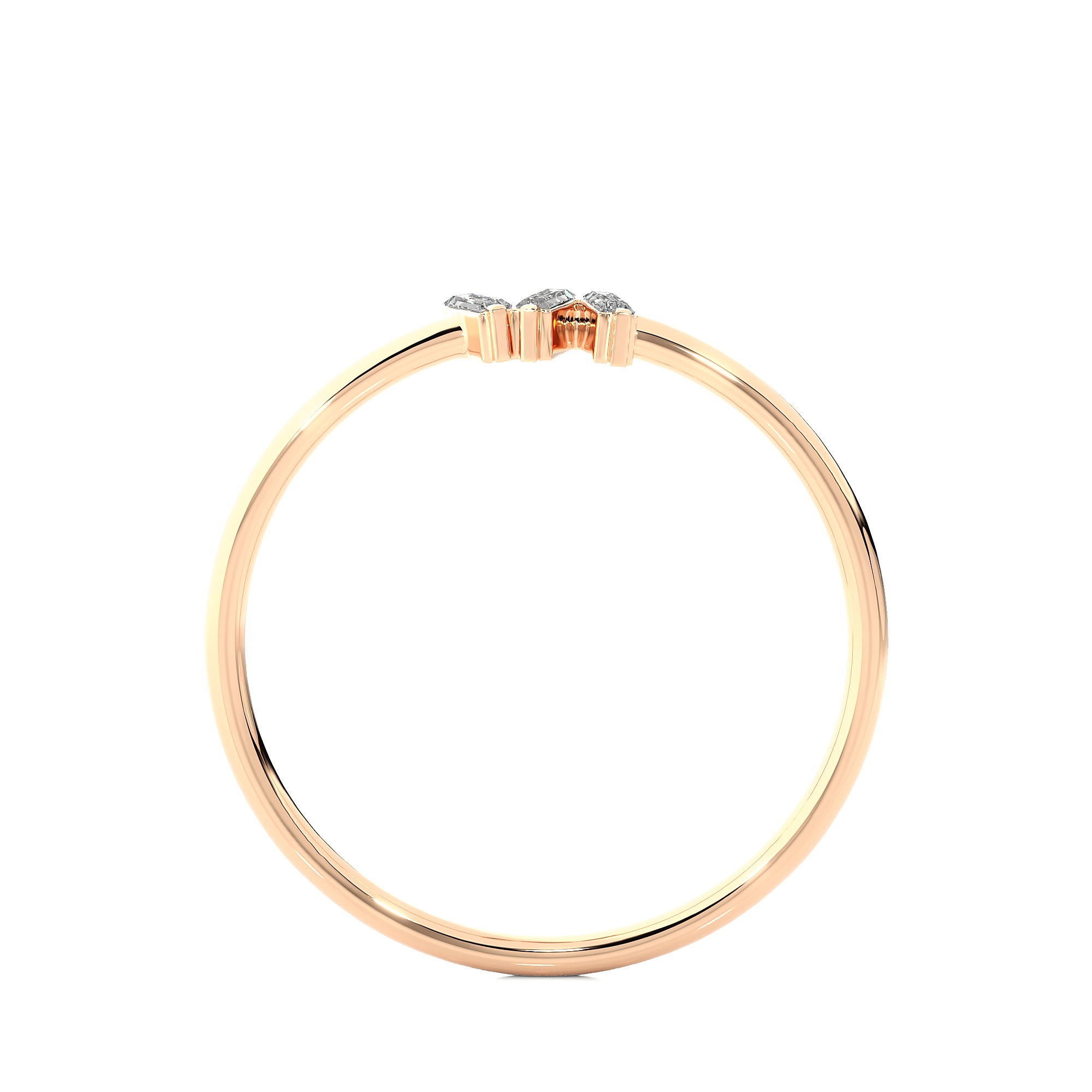 Light Minimalist Diamond Ring 3D print model_10