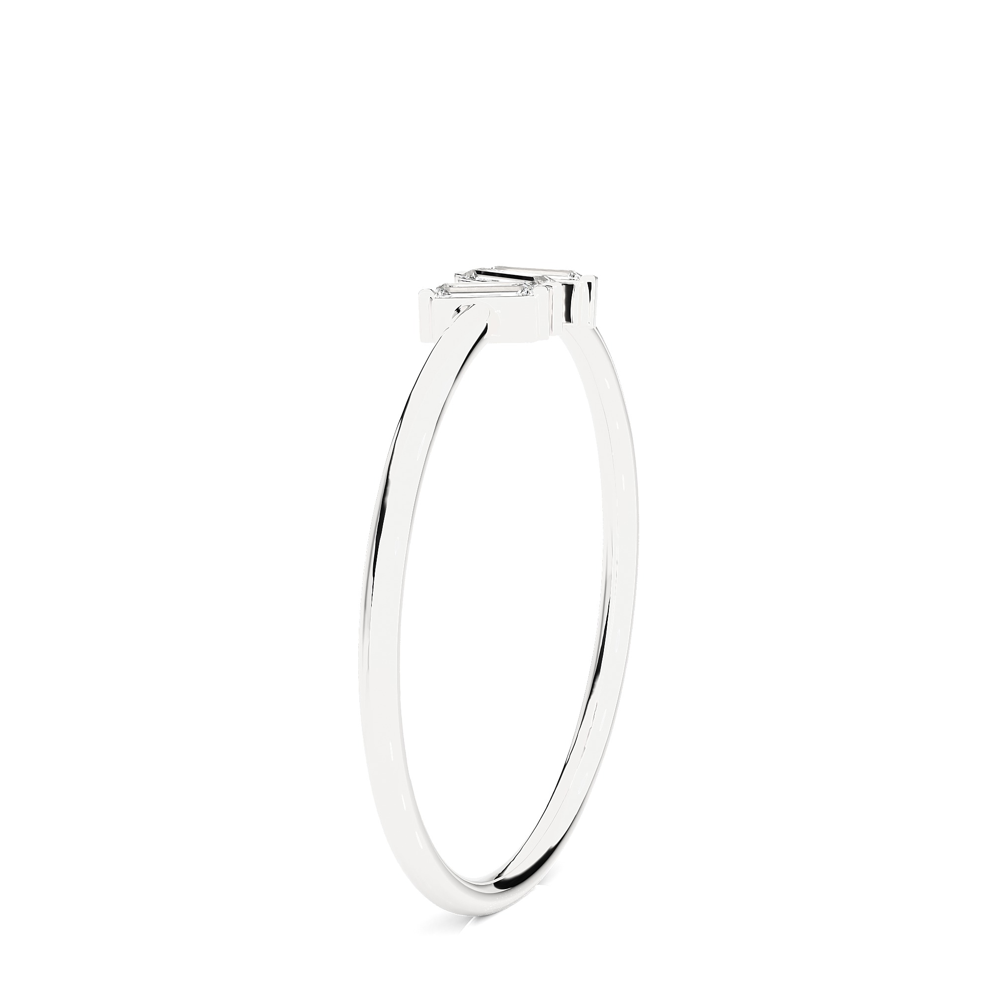 Light Minimalist Diamond Ring 3D print model_9
