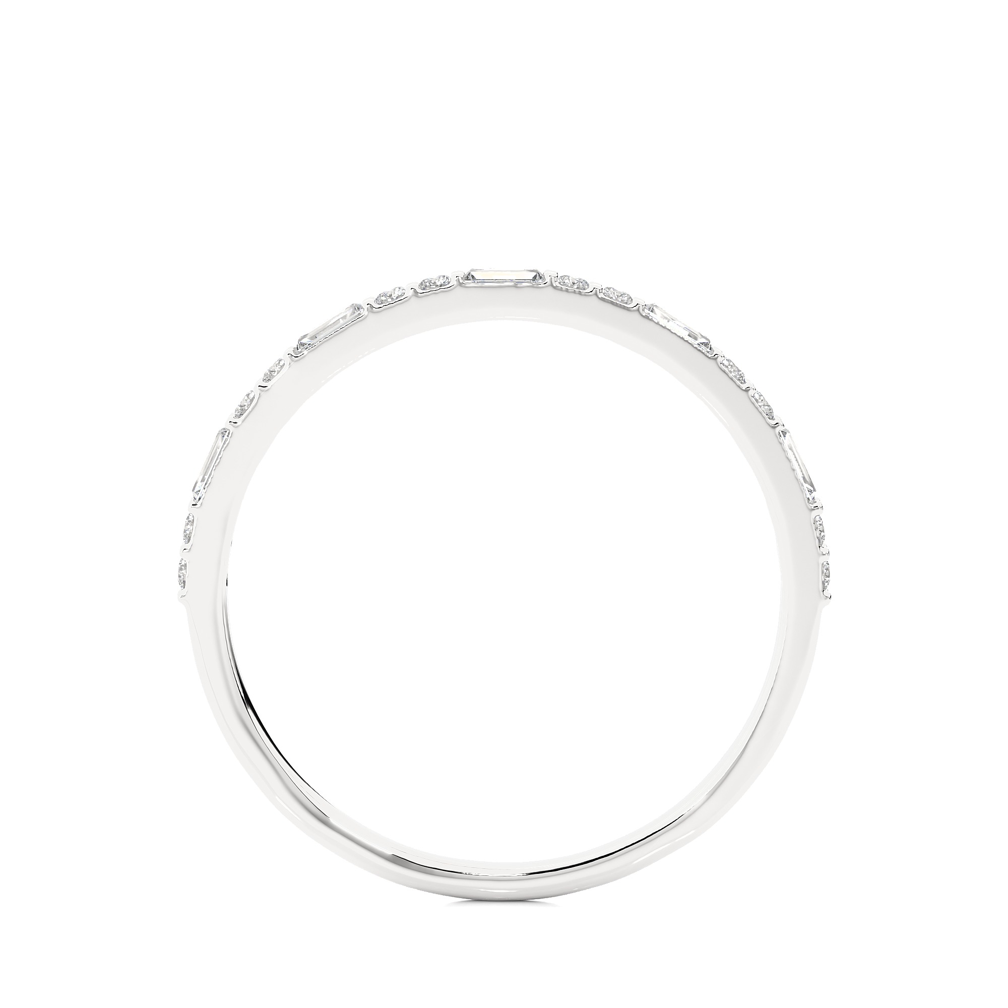 Light Minimalist Diamond Ring 3D print model_3