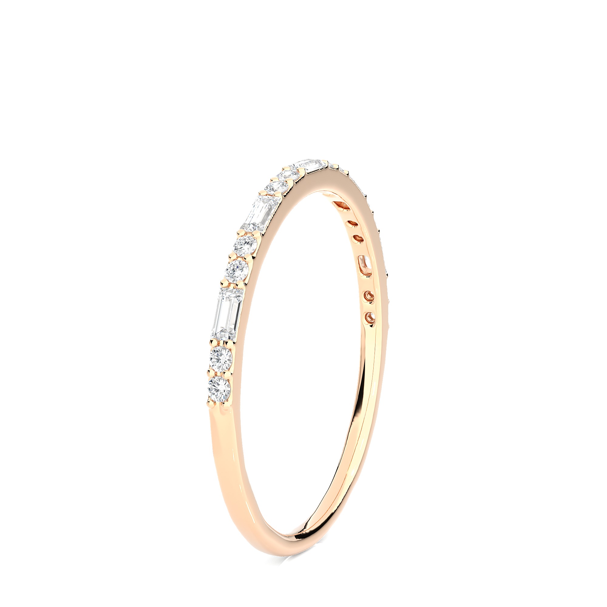 Light Minimalist Diamond Ring 3D print model_10