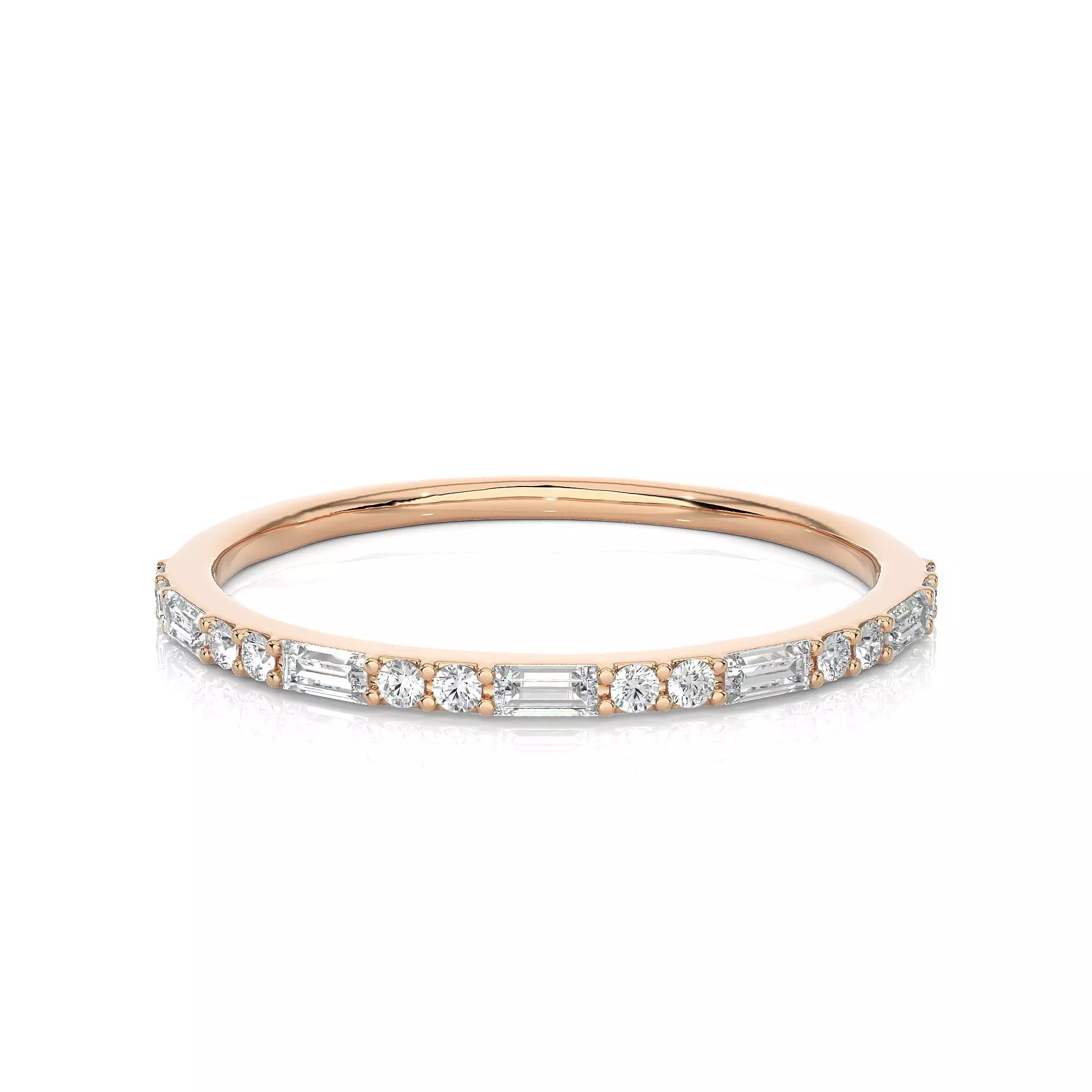 Light Minimalist Diamond Ring 3D print model_0