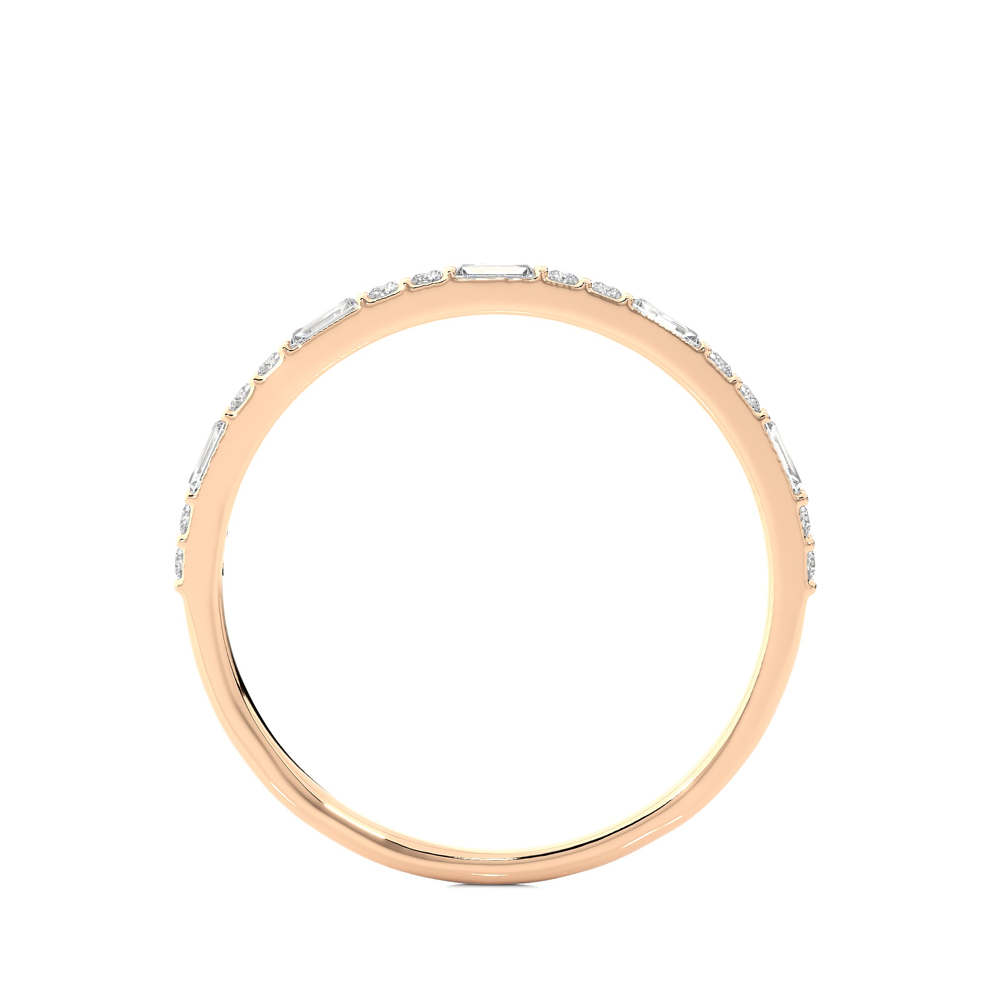 Light Minimalist Diamond Ring 3D print model_5