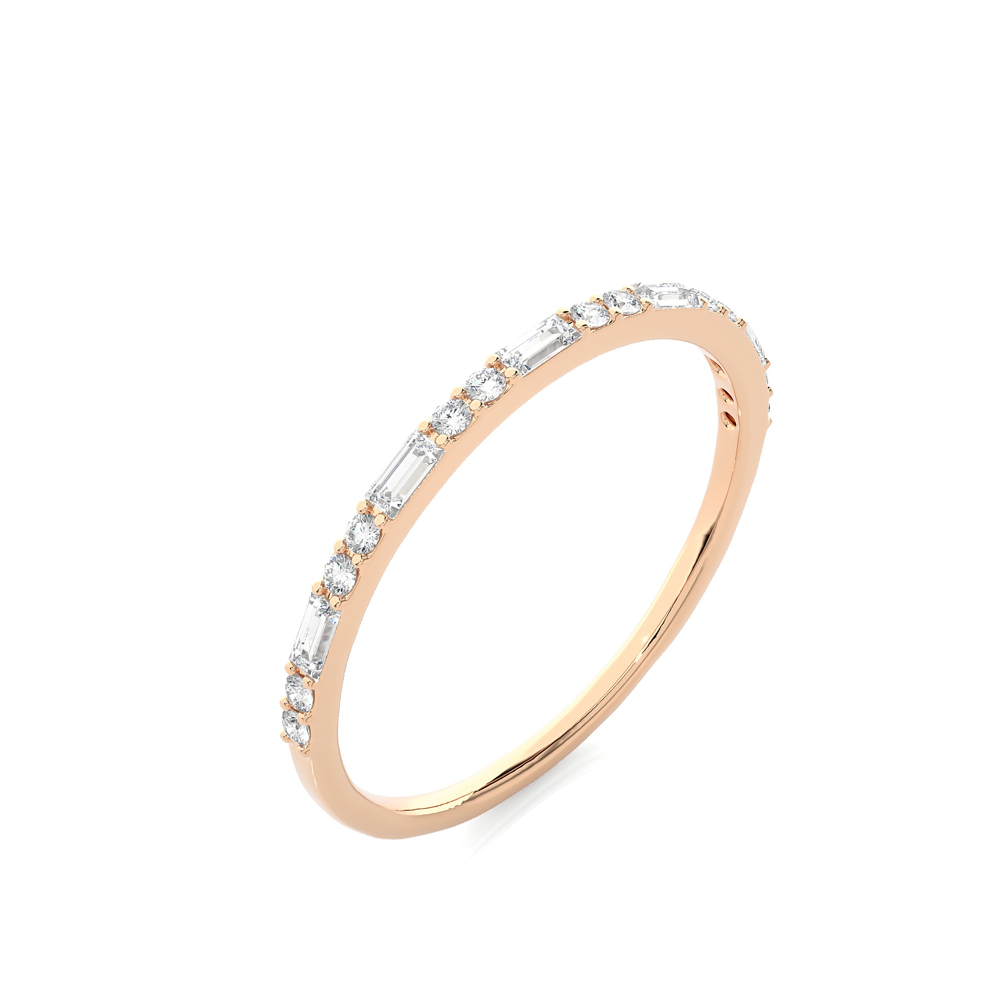Light Minimalist Diamond Ring 3D print model_7