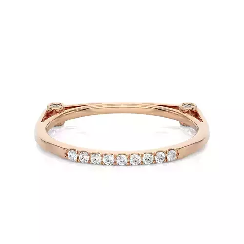 Light Minimalist Diamond Ring