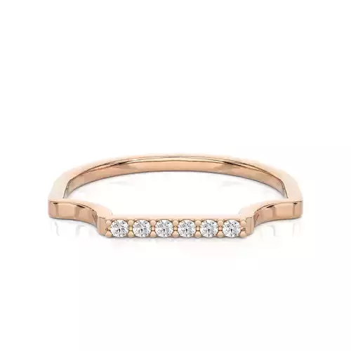 Light Minimalist Diamond Ring
