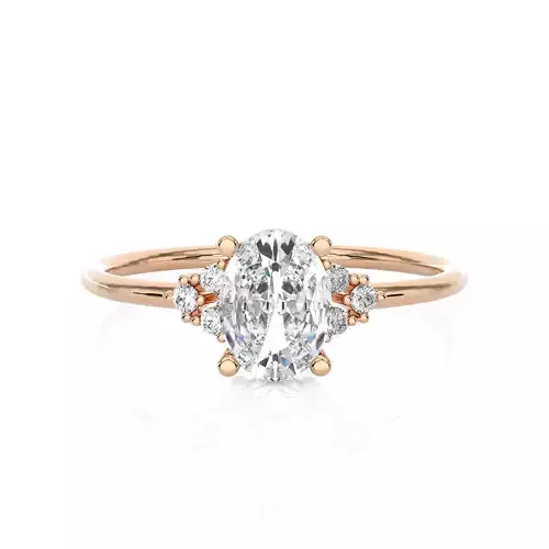 Light Minimalist Diamond Ring