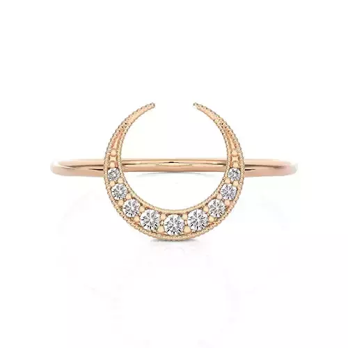 Light Minimalist Diamond Ring