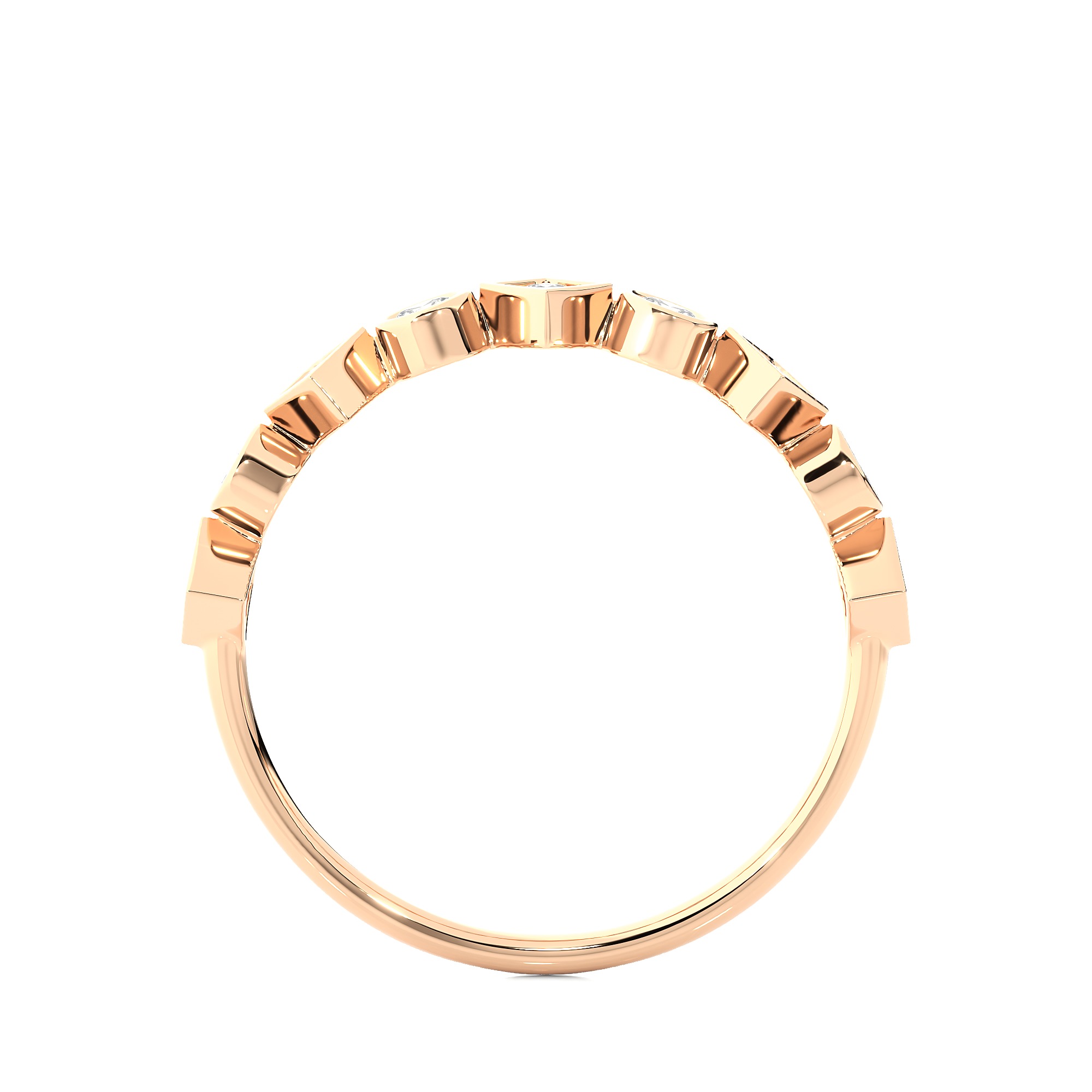 Light Minimalist Diamond Ring 3D print model_10