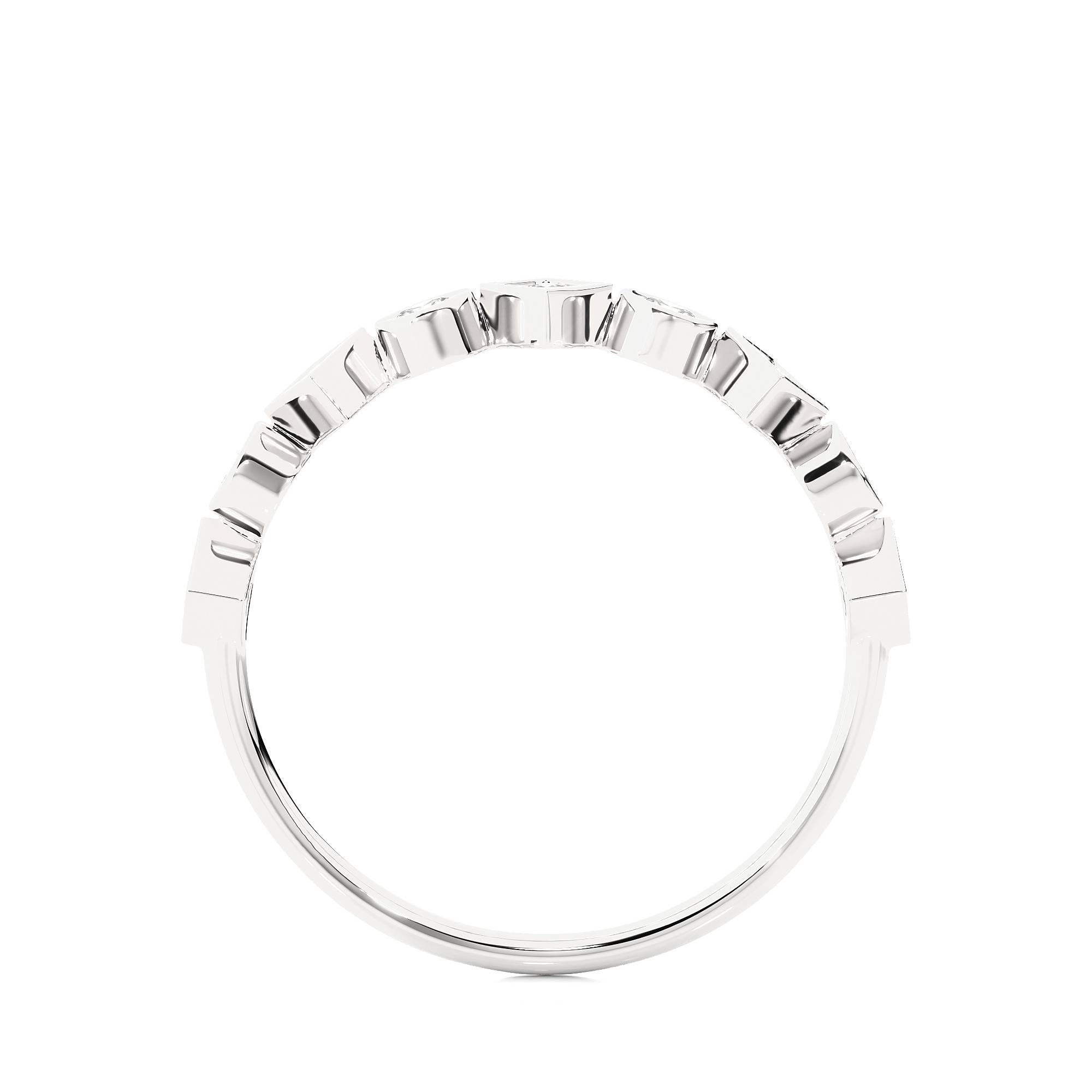 Light Minimalist Diamond Ring 3D print model_11