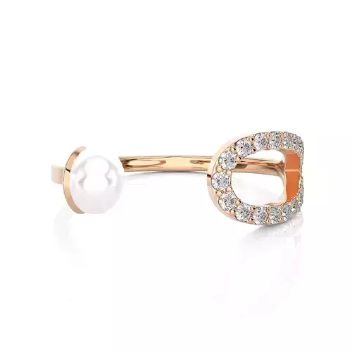 Light Minimalist Diamond Ring