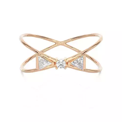 Light Minimalist Diamond Ring