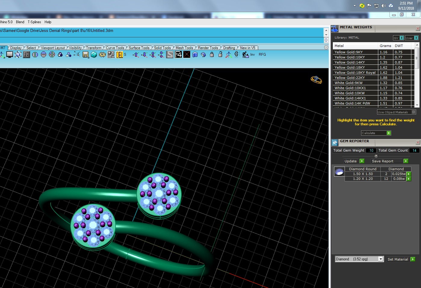 Light Minimalist Diamond Ring 3D print model_6