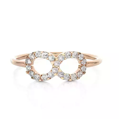 Light Minimalist Diamond Ring