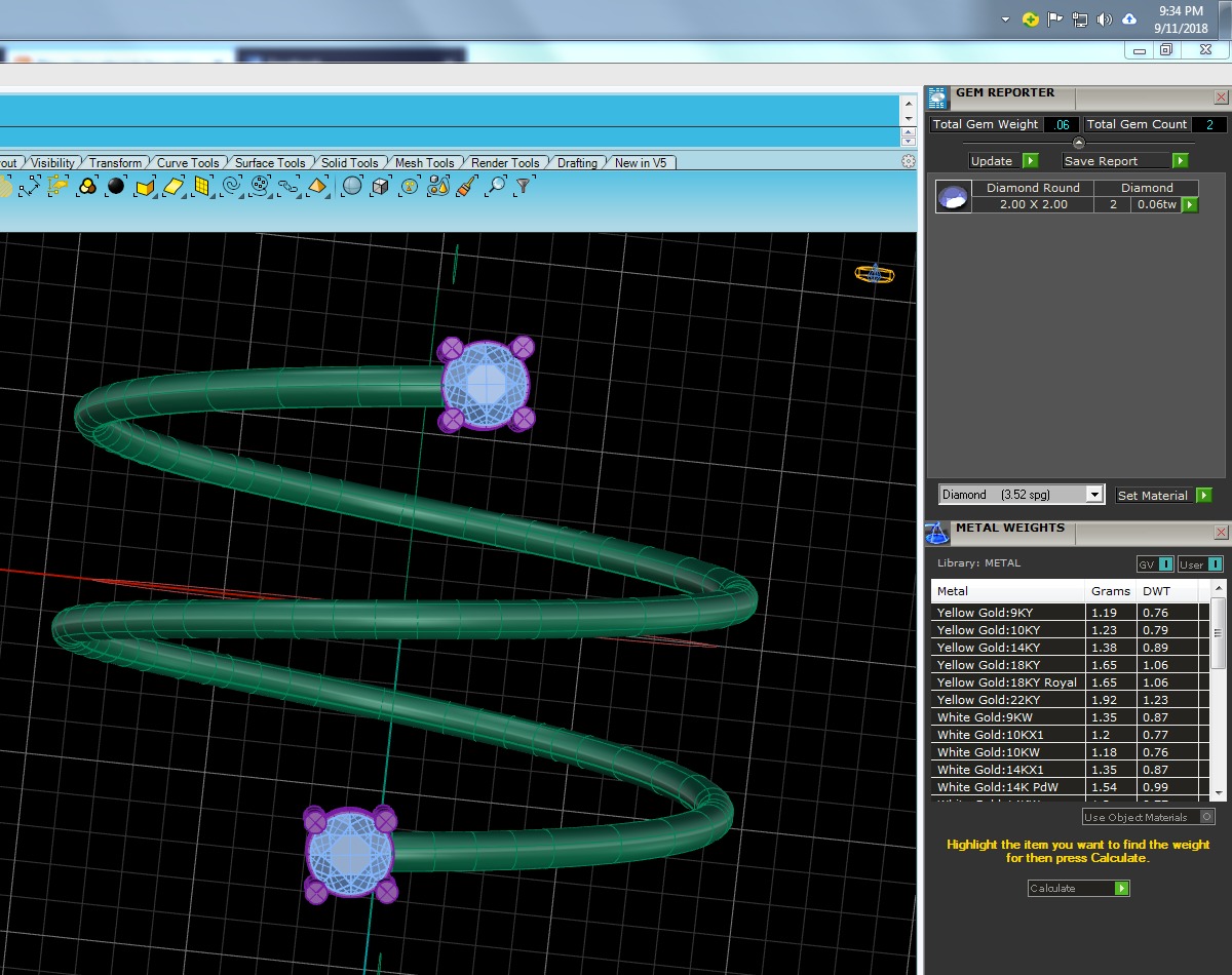 Light Minimalist Diamond Ring 3D print model_4