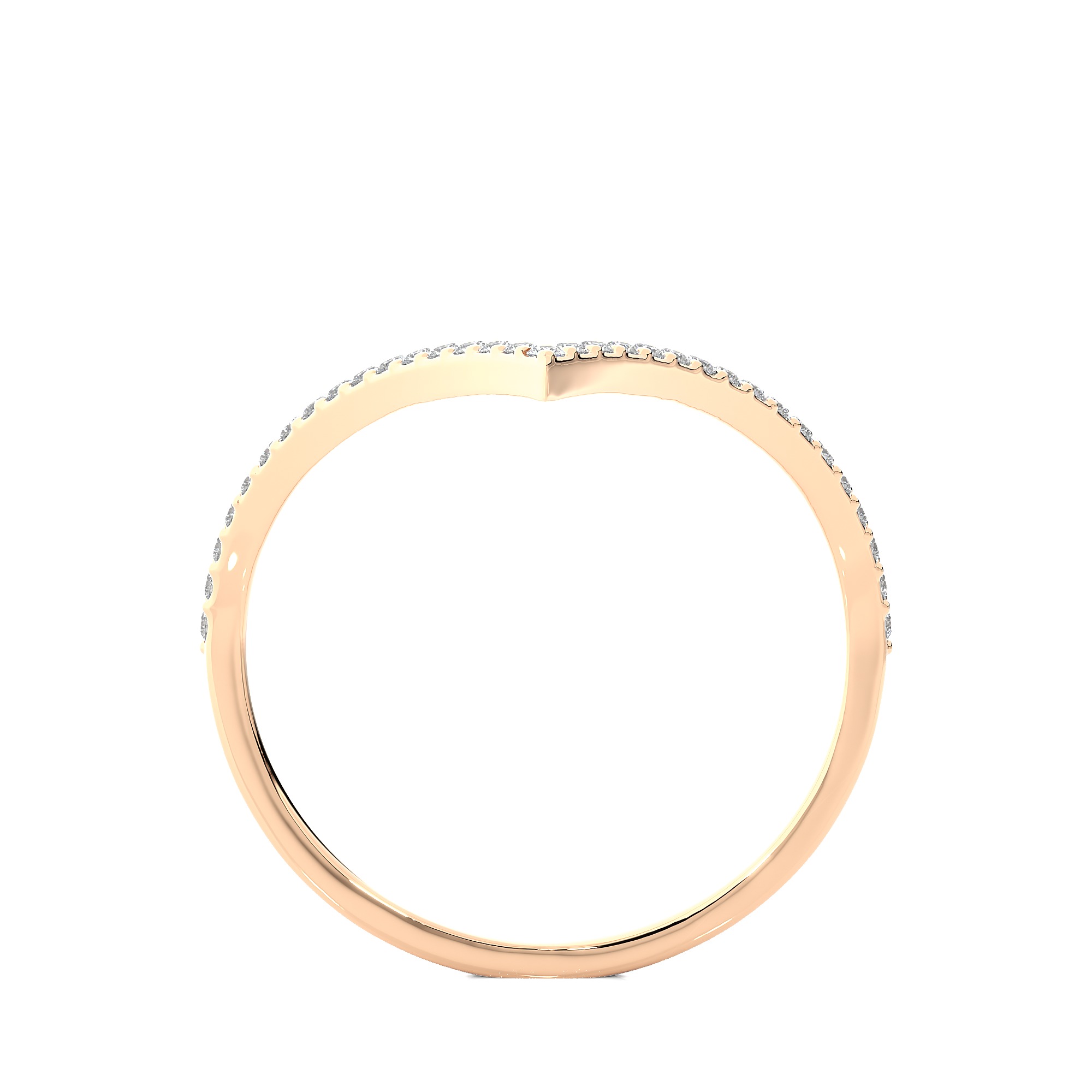 Light Minimalist Diamond Ring 3D print model_1