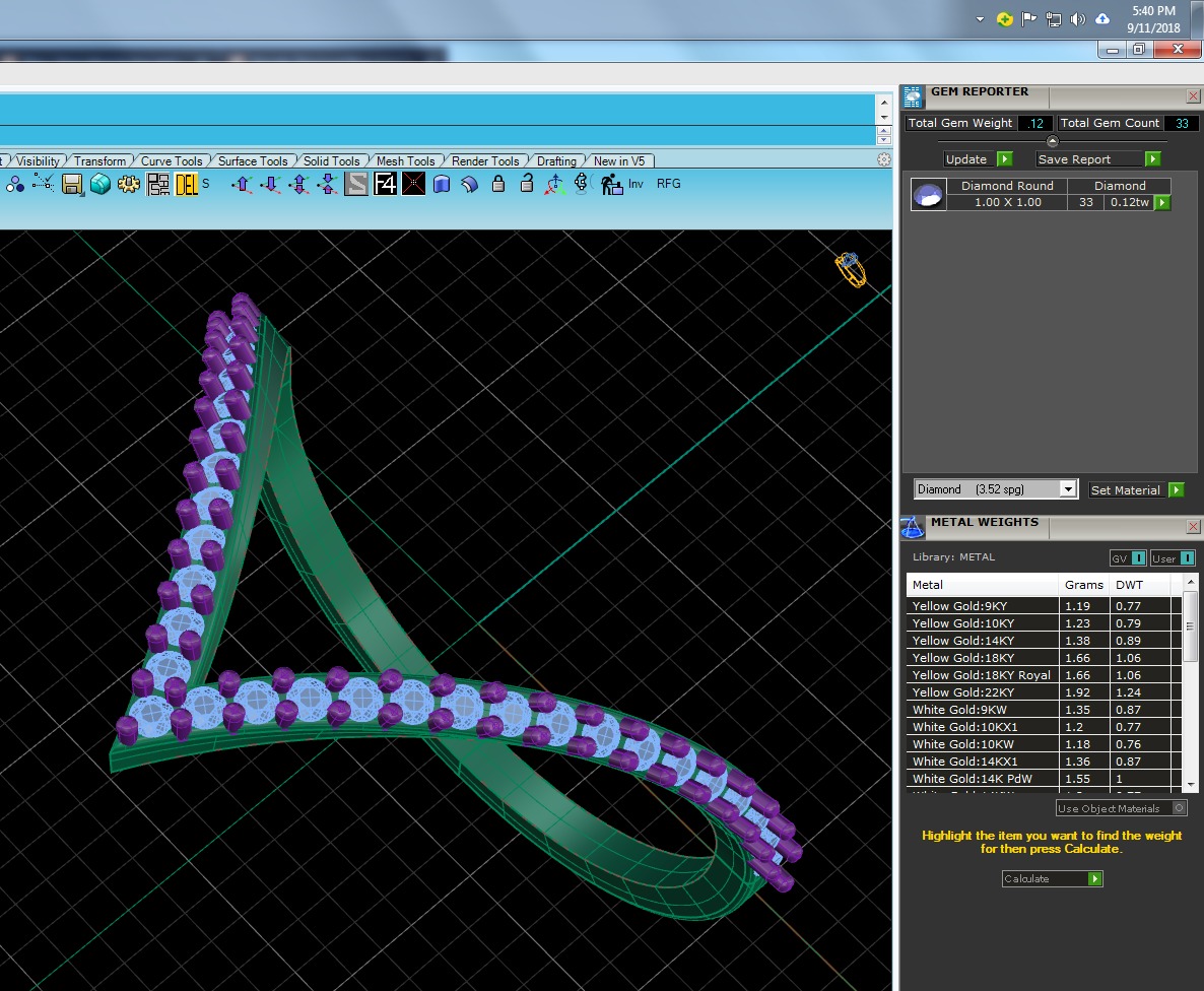 Light Minimalist Diamond Ring 3D print model_5