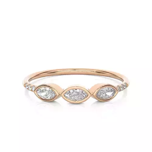 Light Minimalist Diamond Ring