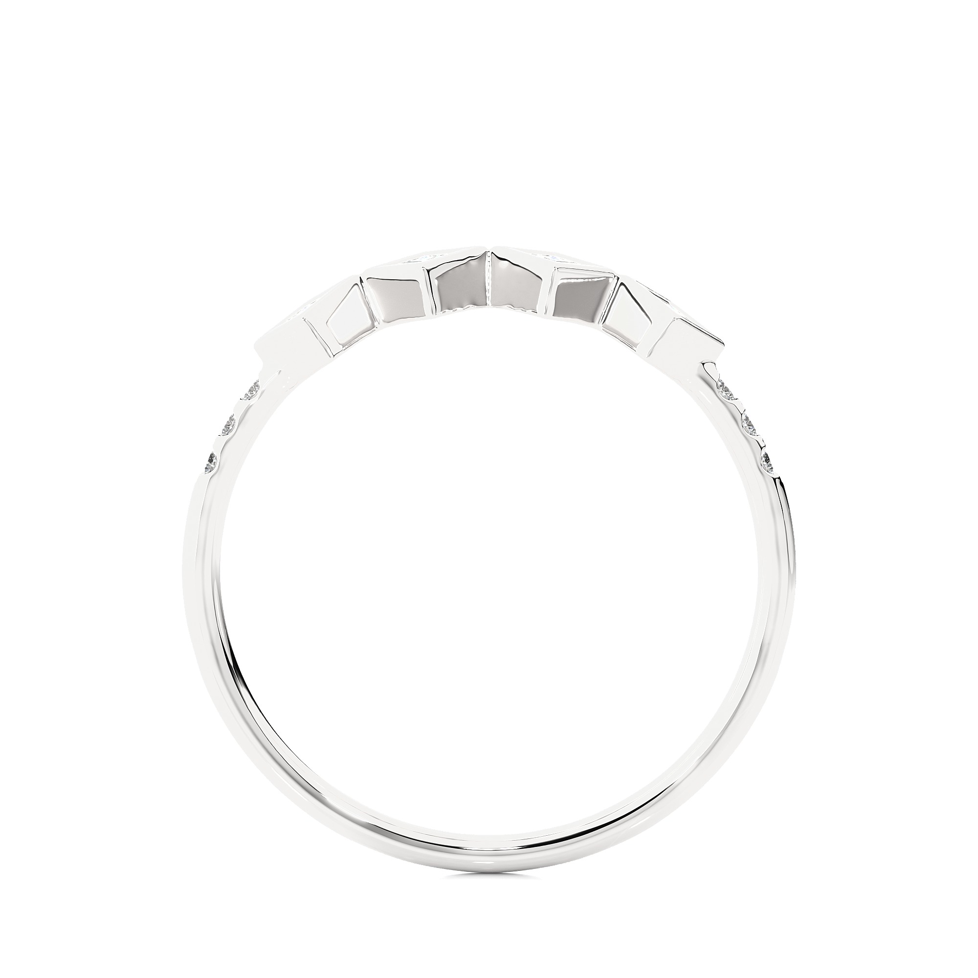 Light Minimalist Diamond Ring 3D print model_6