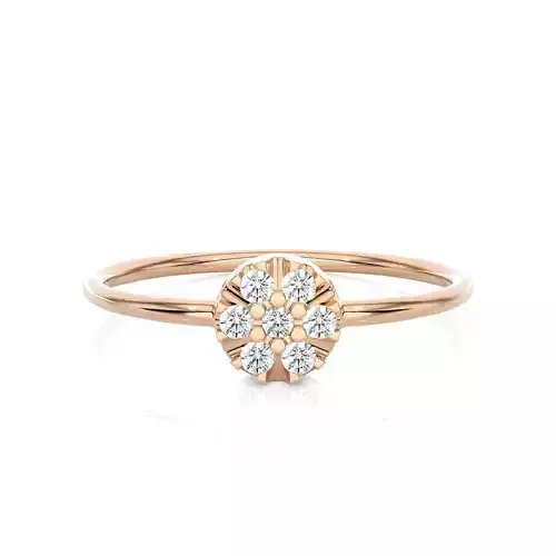 Light Minimalist Diamond Ring