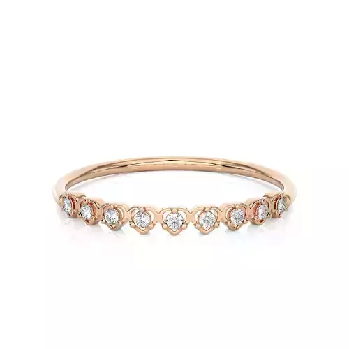 Light Minimalist Diamond Ring