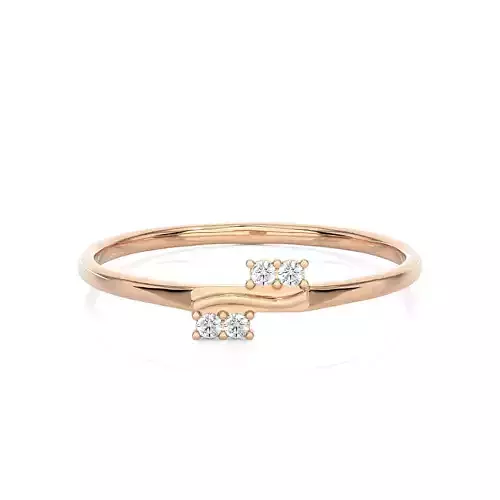Light Minimalist Diamond Ring 3D print model