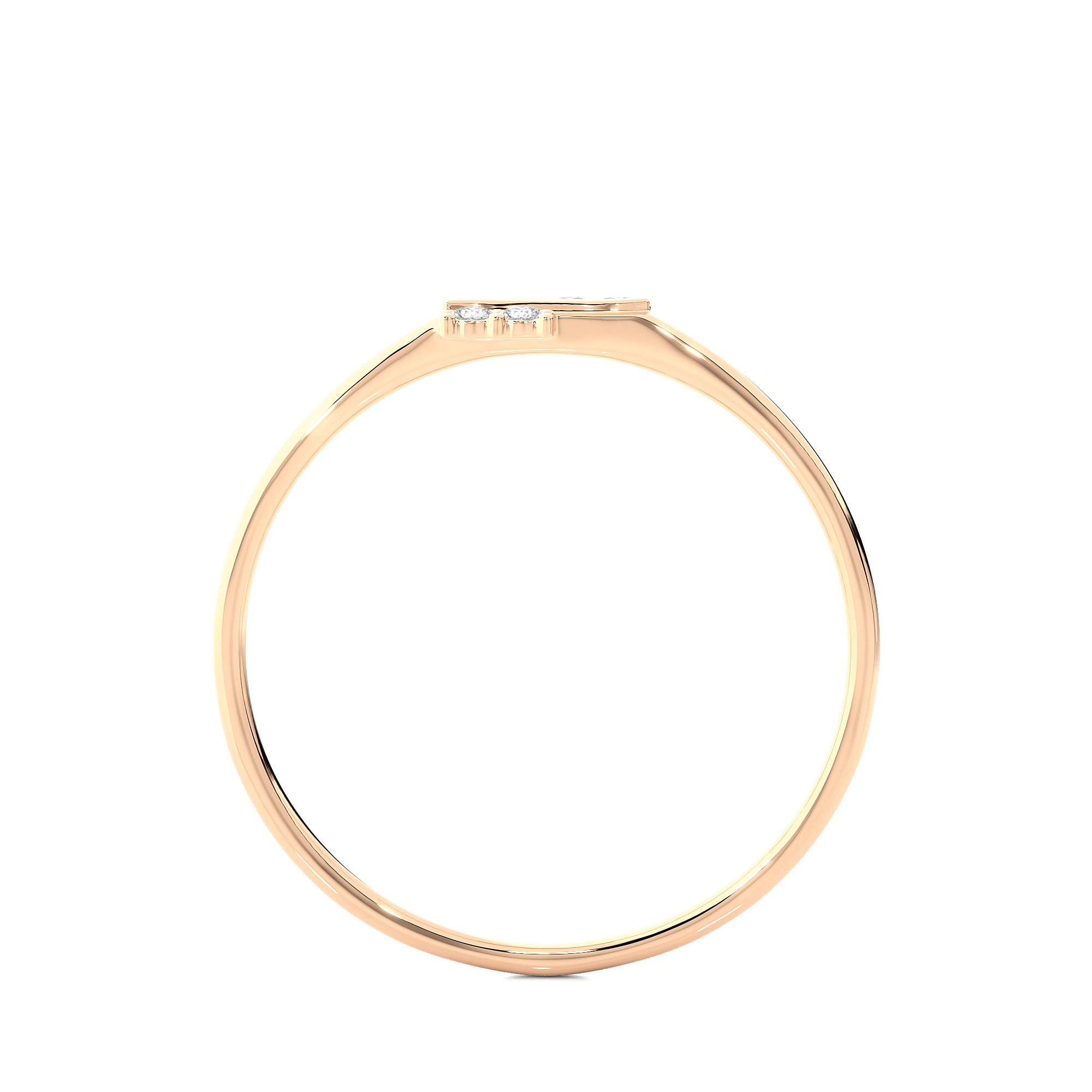 Light Minimalist Diamond Ring 3D print model_10