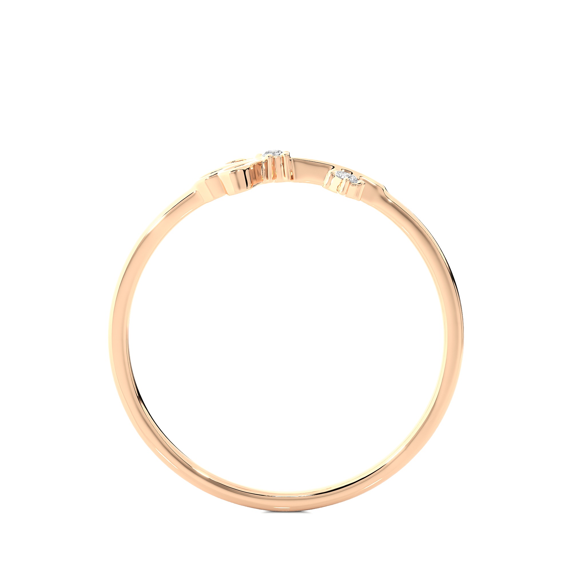 Light Minimalist Diamond Ring 3D print model_10