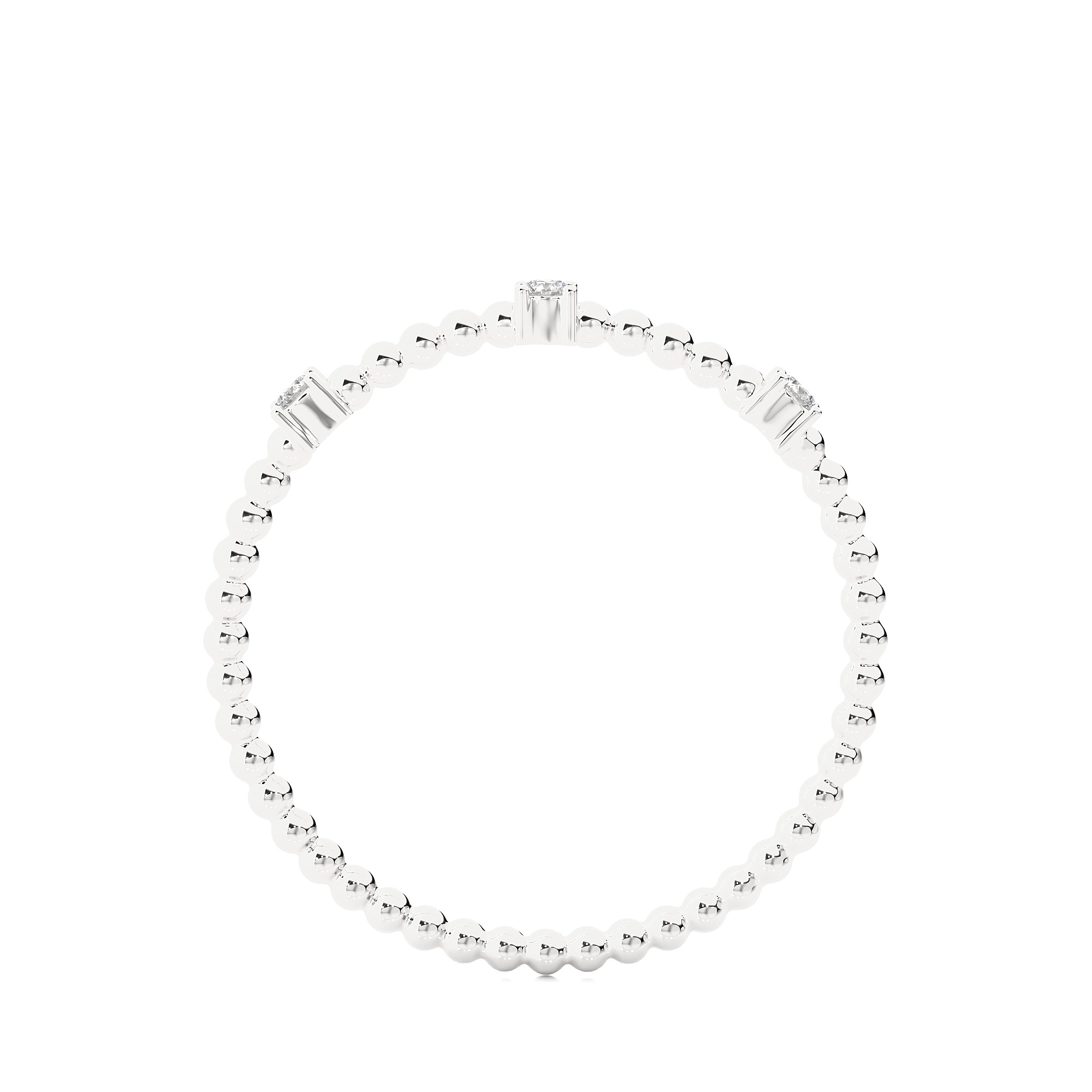 Light Minimalist Diamond Ring 3D print model_12