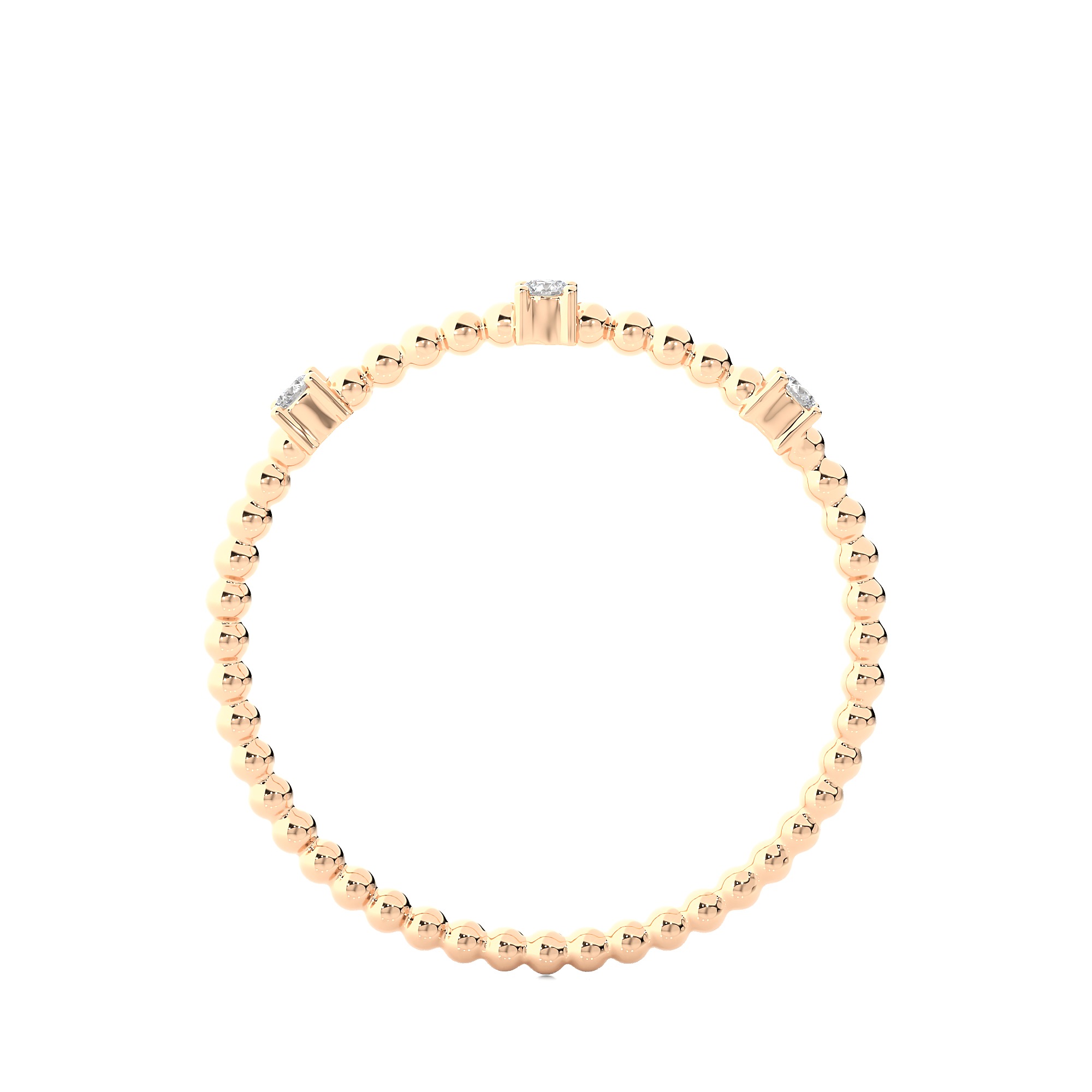 Light Minimalist Diamond Ring 3D print model_10