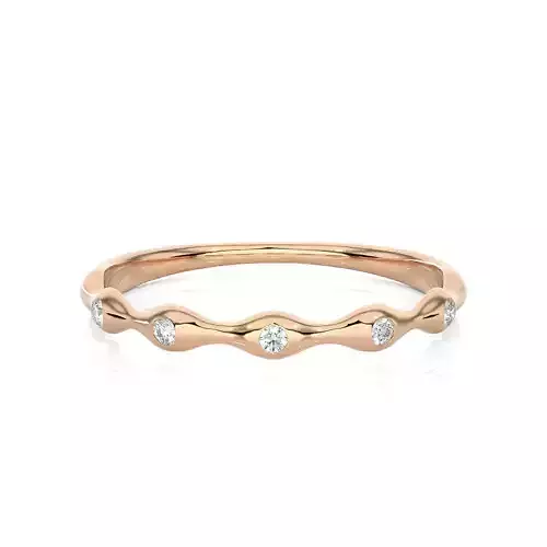 Light Minimalist Diamond Ring 3D print model