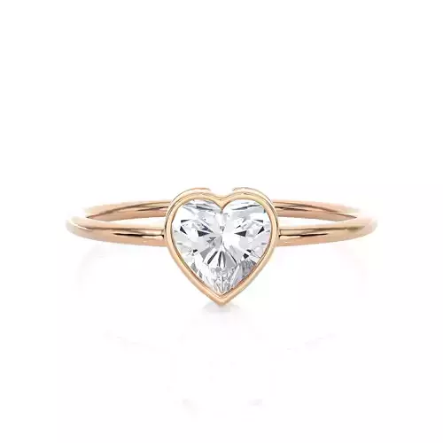 Light Minimalist Diamond Ring