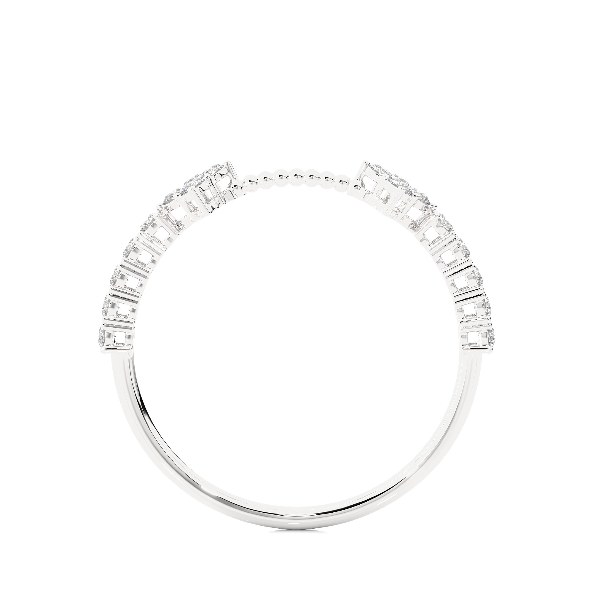 Light Minimalist Diamond Ring 3D print model_7