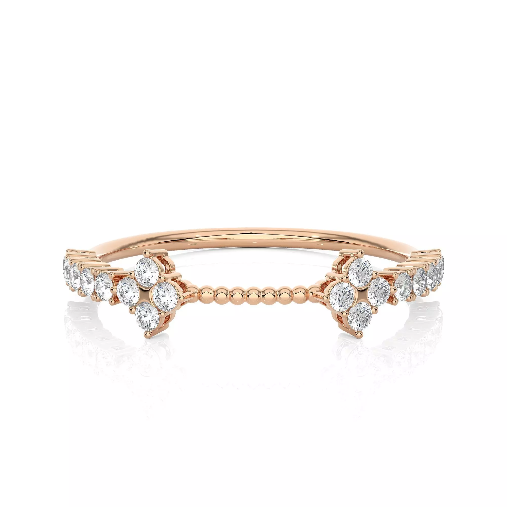 Light Minimalist Diamond Ring 3D print model_0