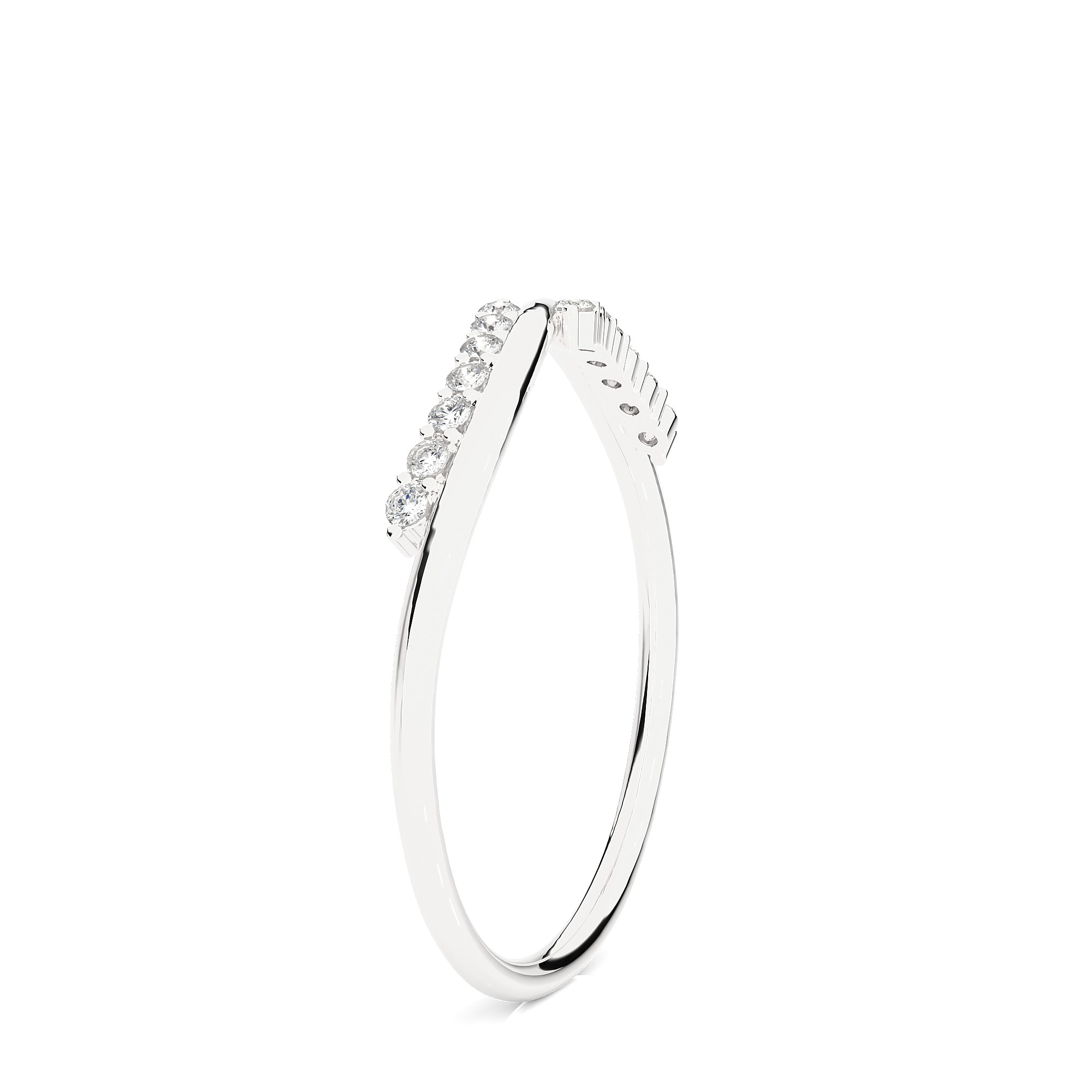 Light Minimalist Diamond Ring 3D print model_8