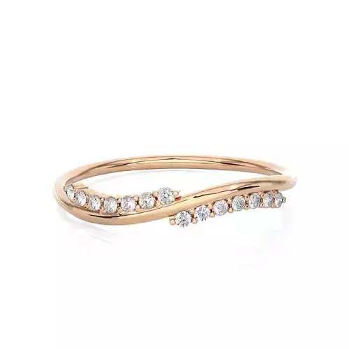 Light Minimalist Diamond Ring