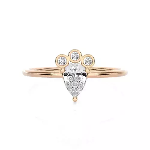 Light Minimalist Diamond Ring