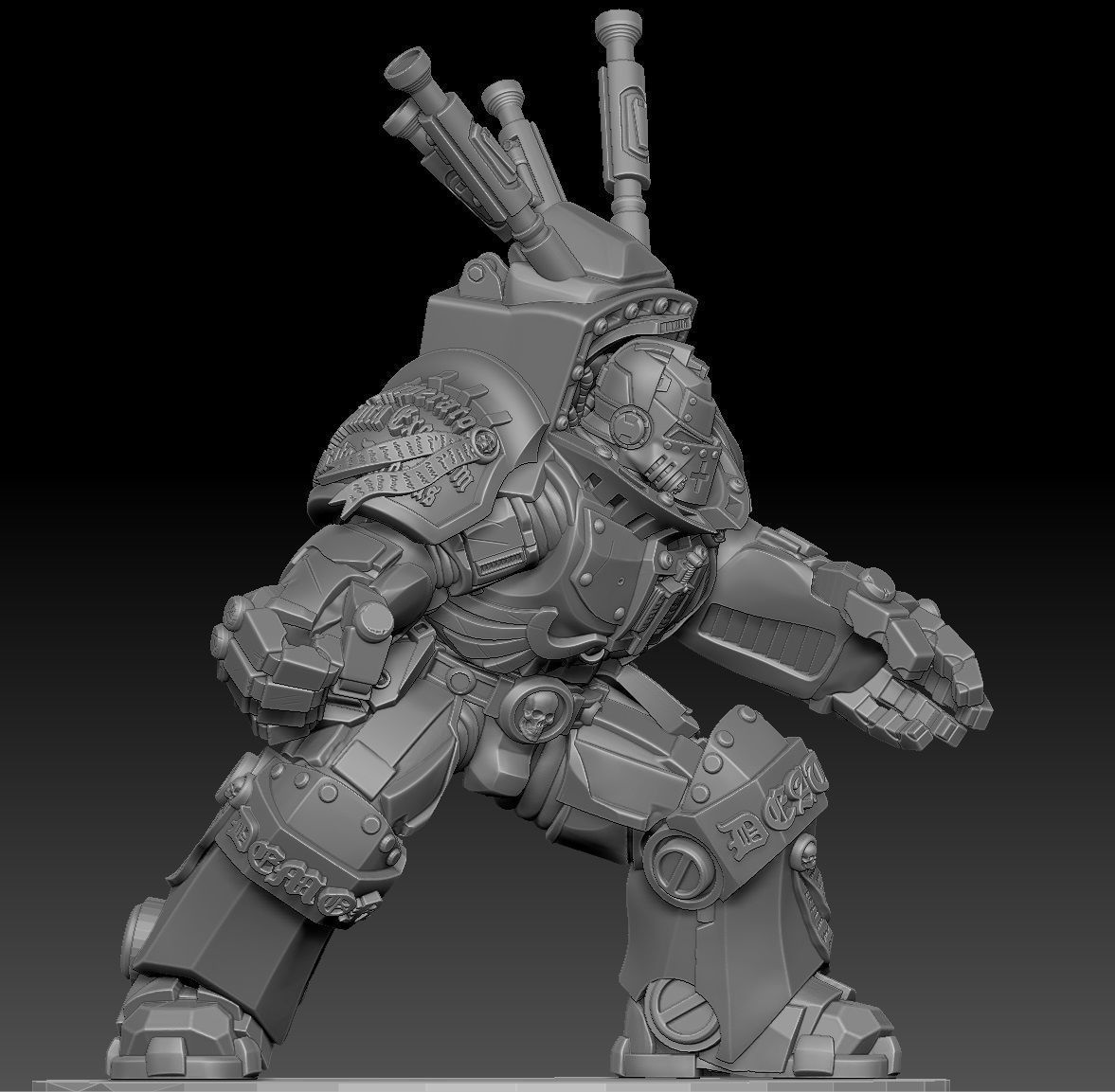 STEEL CRUSADER TERMINATOR GUARD 3 3D print model_2