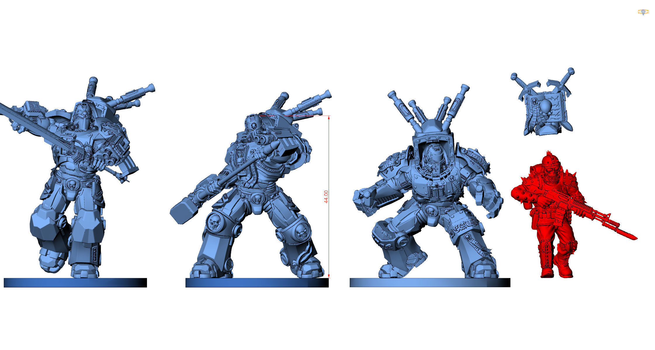 STEEL CRUSADER TERMINATOR GUARD 3 3D print model_12