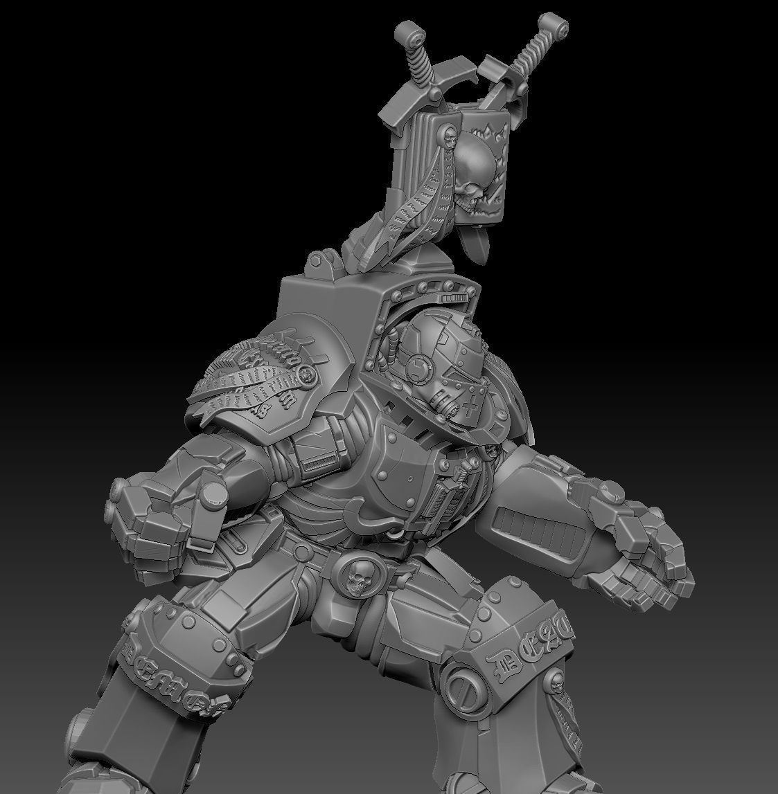 STEEL CRUSADER TERMINATOR GUARD 3 3D print model_11
