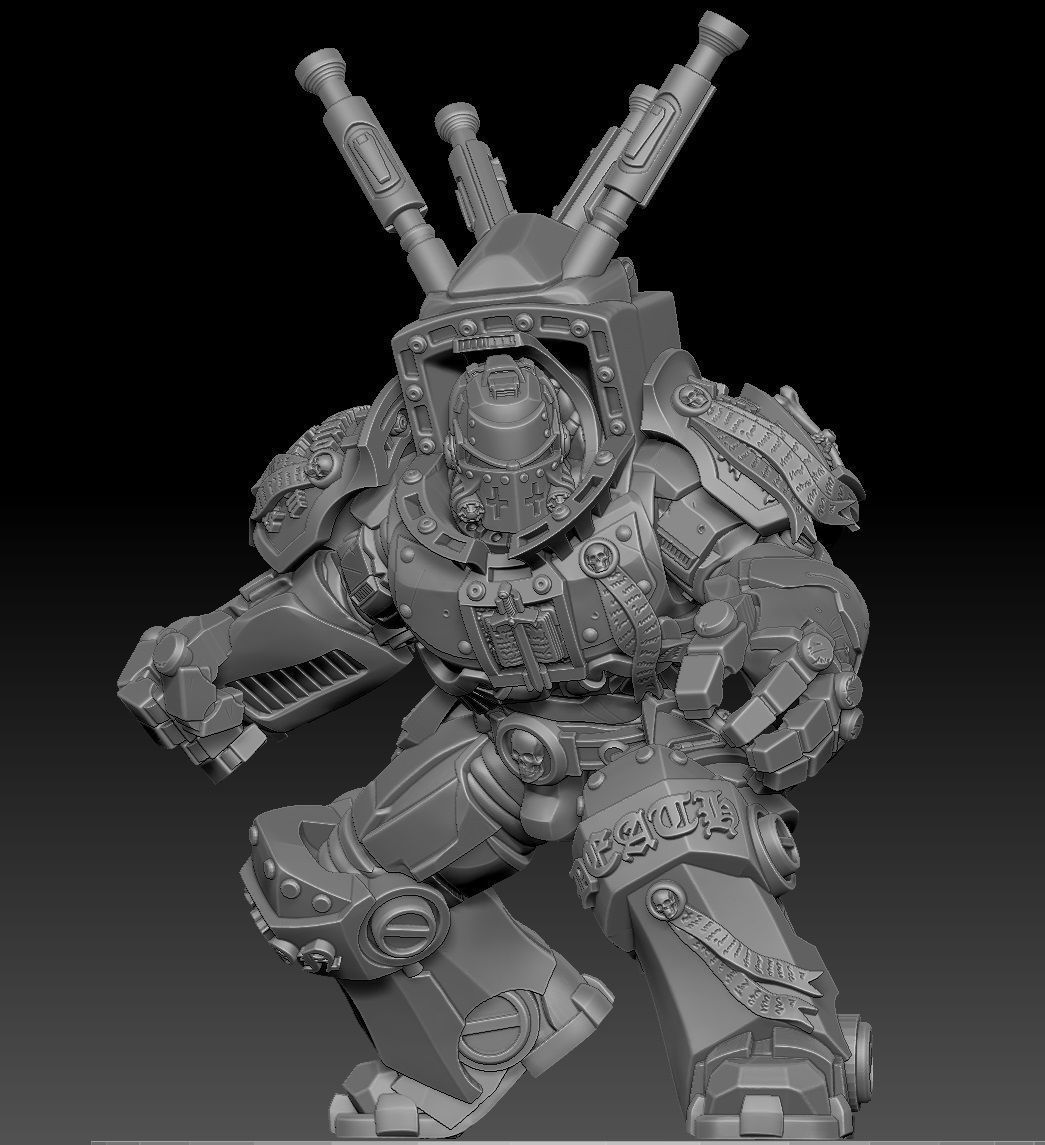STEEL CRUSADER TERMINATOR GUARD 3 3D print model_3