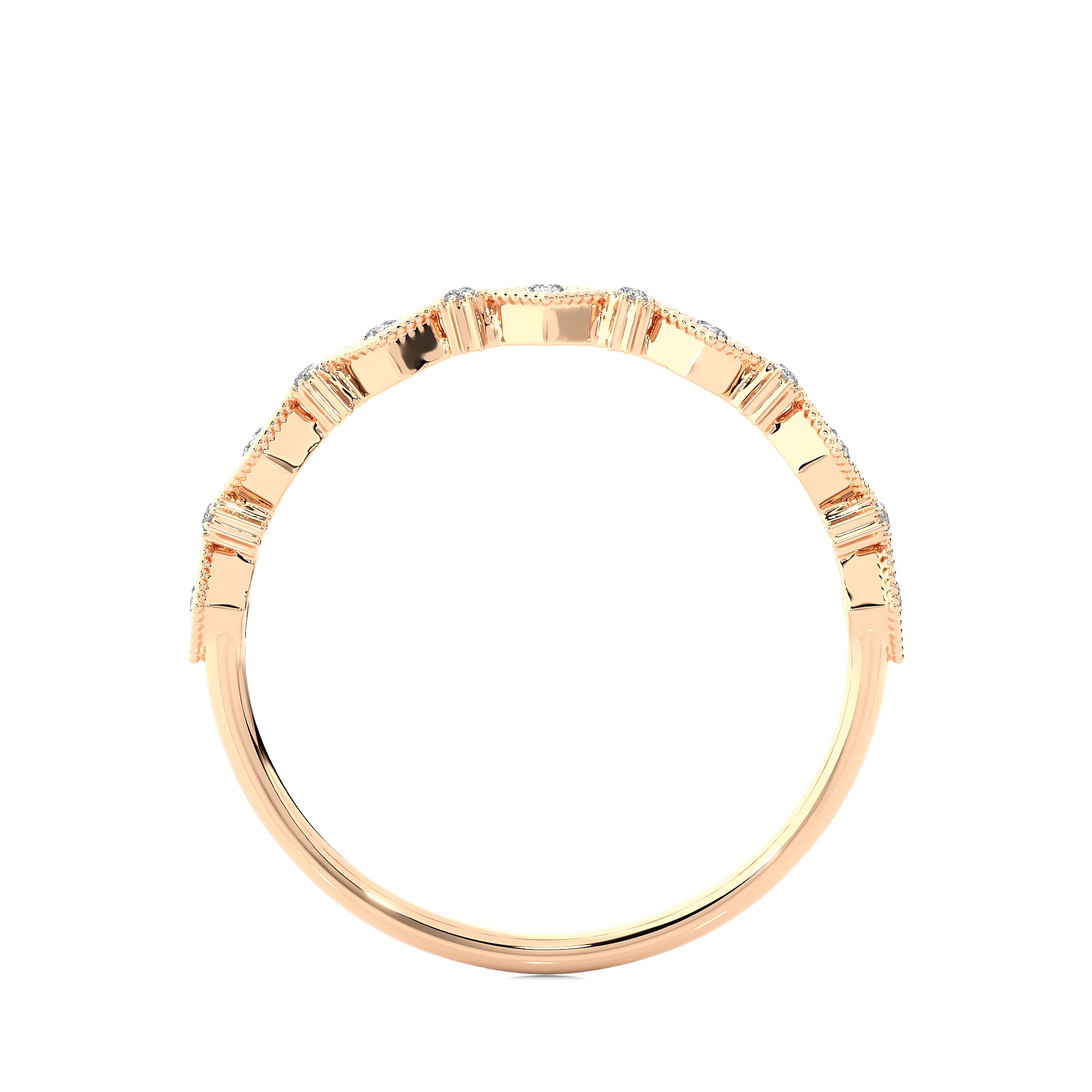 Light Minimalist Diamond Ring 3D print model_13