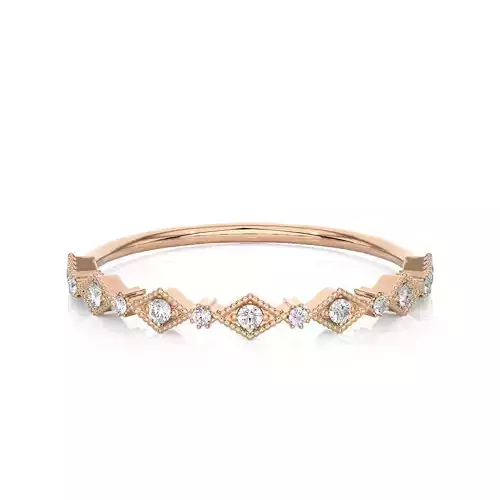 Light Minimalist Diamond Ring