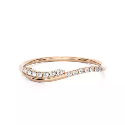 Light Minimalist Diamond Ring