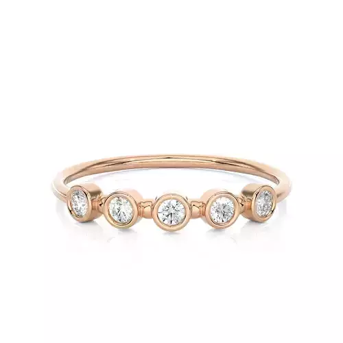 Light Minimalist Diamond Ring