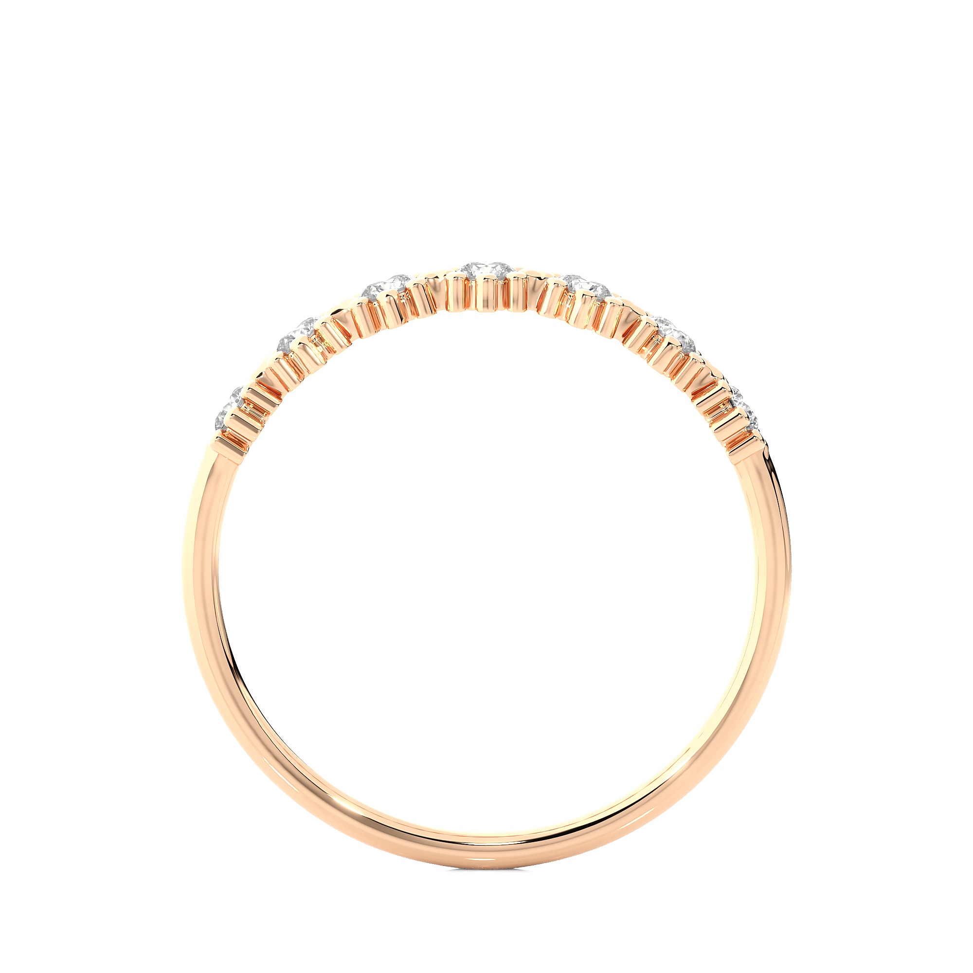 Light Minimalist Diamond Ring 3D print model_10