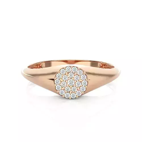 Light Minimalist Diamond Ring