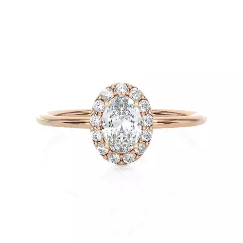 Light Minimalist Diamond Ring